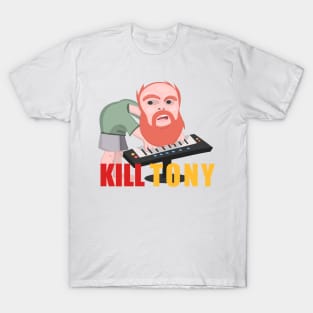 William Montgomery From Kill Tony On Synthesizer Playing Music (White) T-Shirt